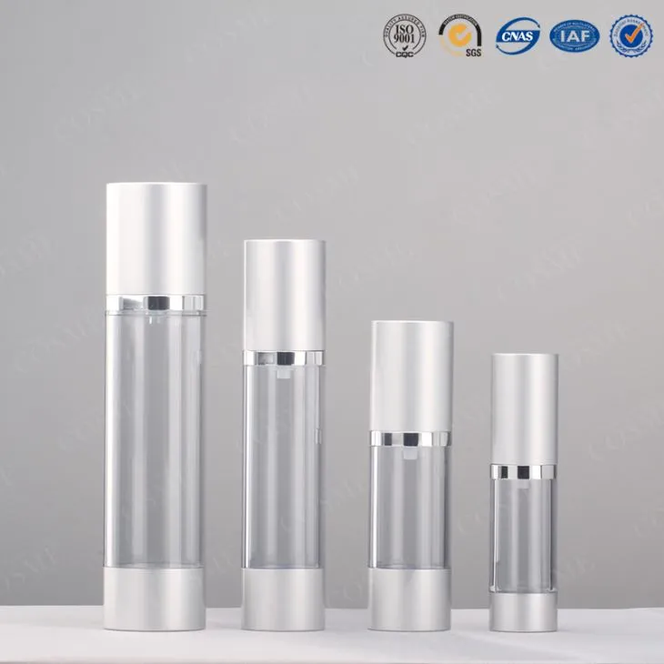 Acrylic double wall lotion bottle ,luxury cosmetic bottle 