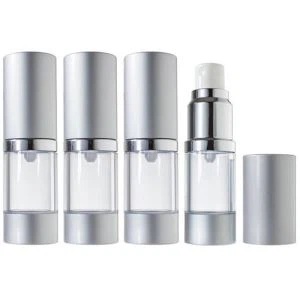 10ml airless pumppu pullo hopea