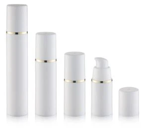 Valkoinen PP ilmaton kosmetiikkapullo